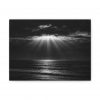 Golden Hour at Aglou Beach — Artistic Black & White
