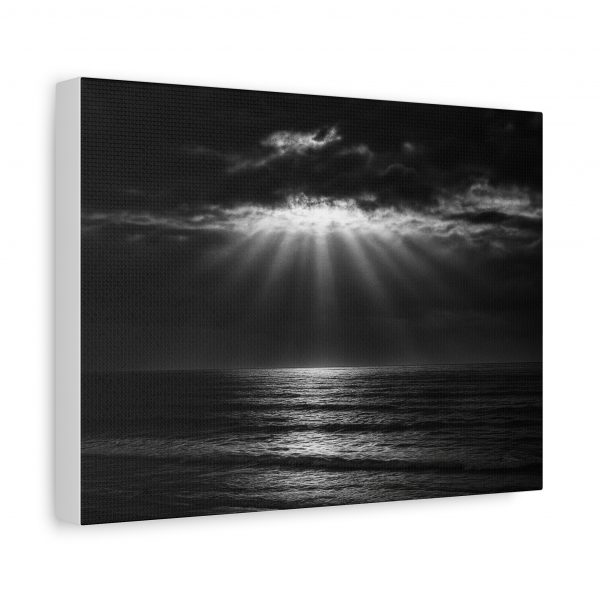 Golden Hour at Aglou Beach — Artistic Black & White